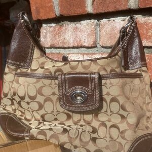 Brown Patterned Women's Bag